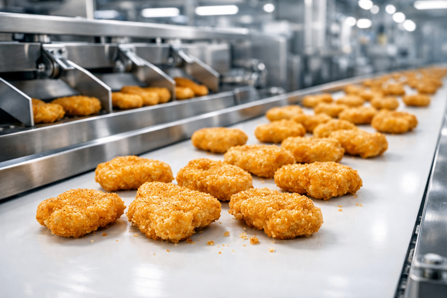 Poultry nuggets and strips