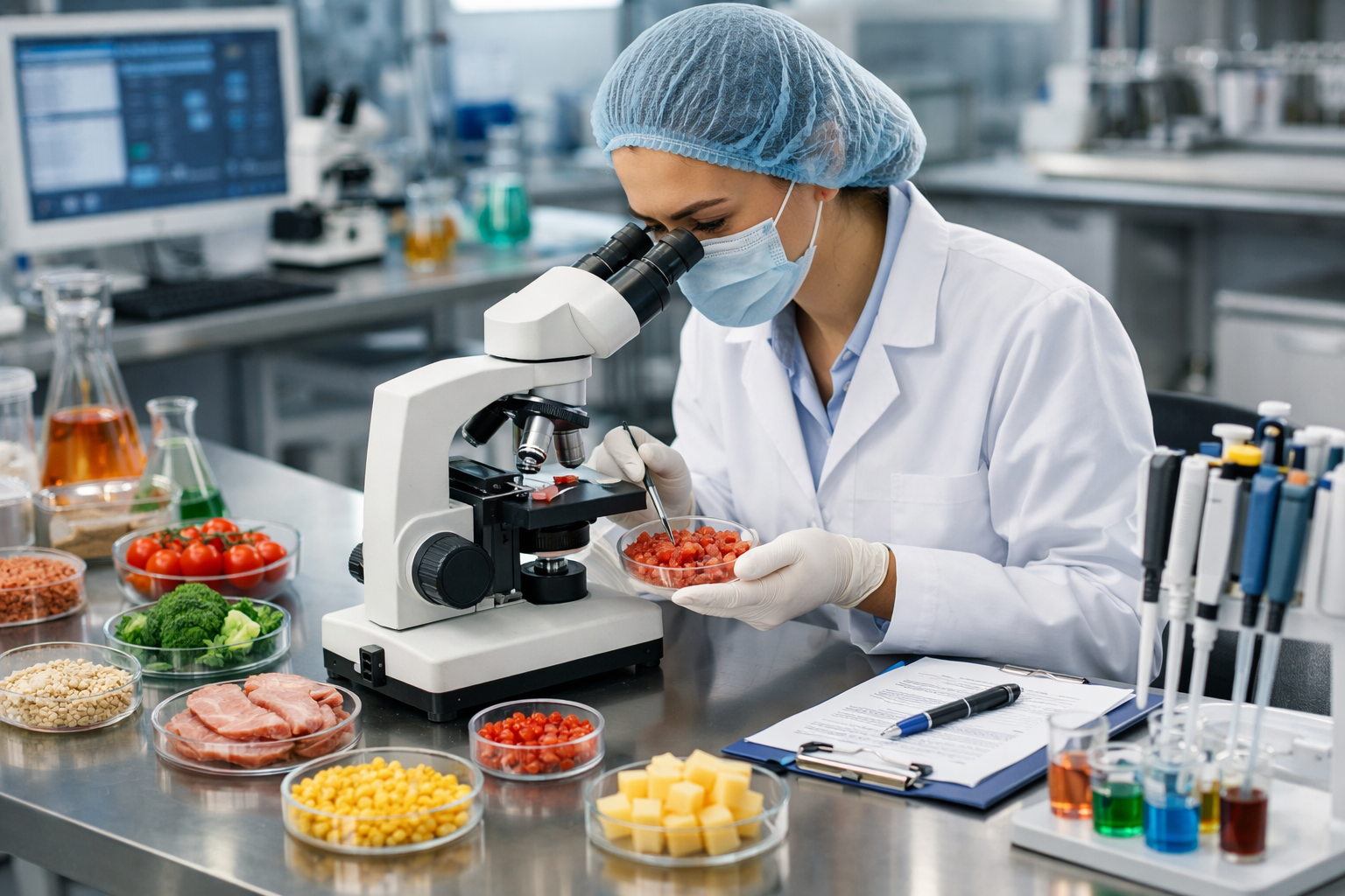 Food safety testing laboratory