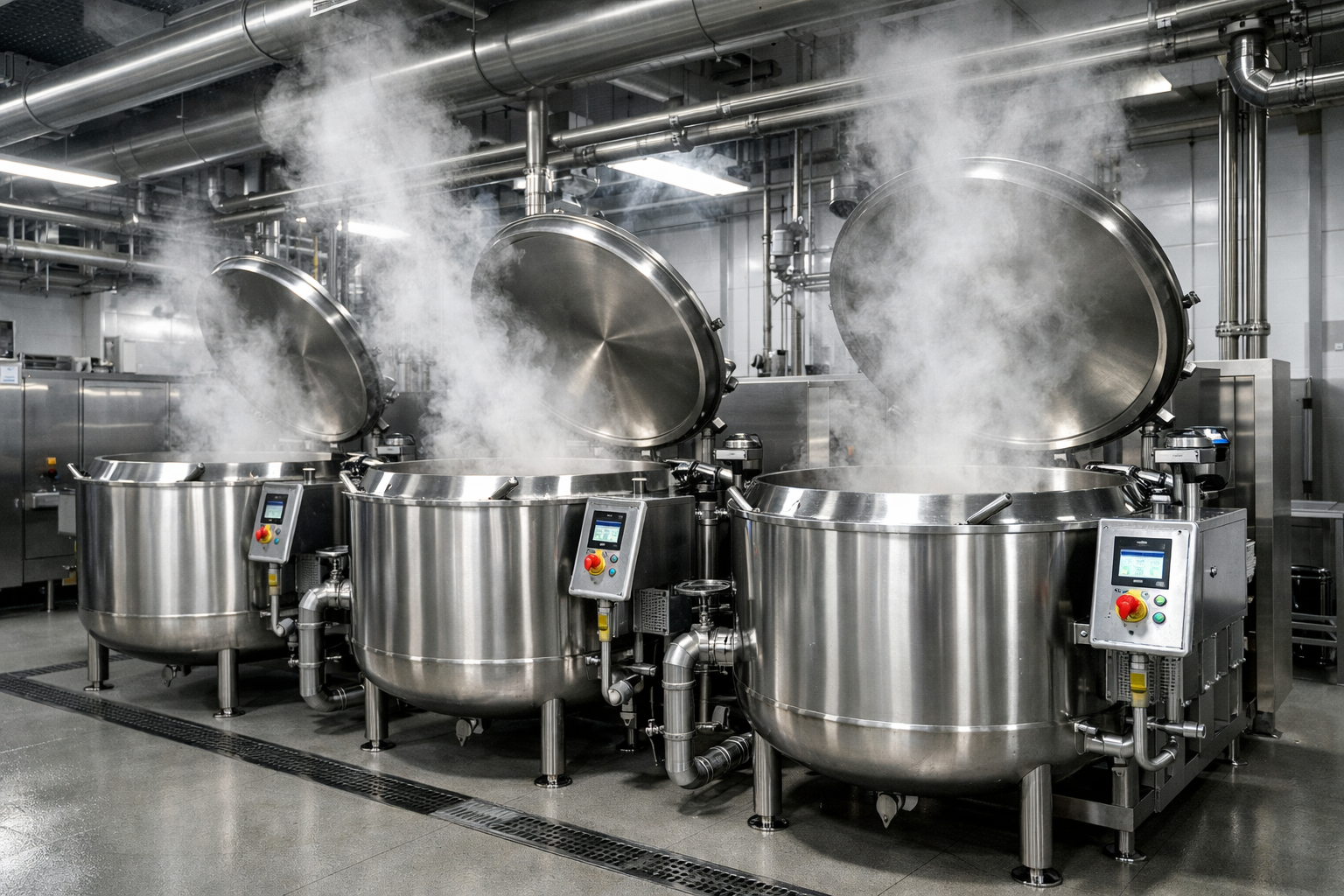 Sous vide kettle production